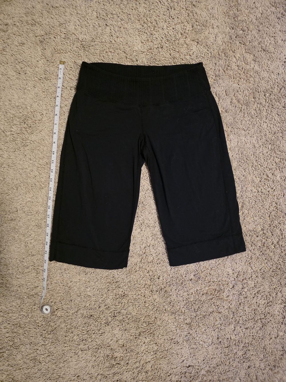 lululemon athletica Black Mid-Length Bike Shorts